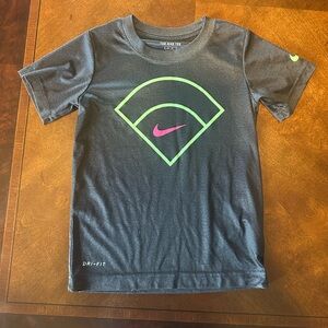 Nike Kids Gray Dri-FIT Shirt